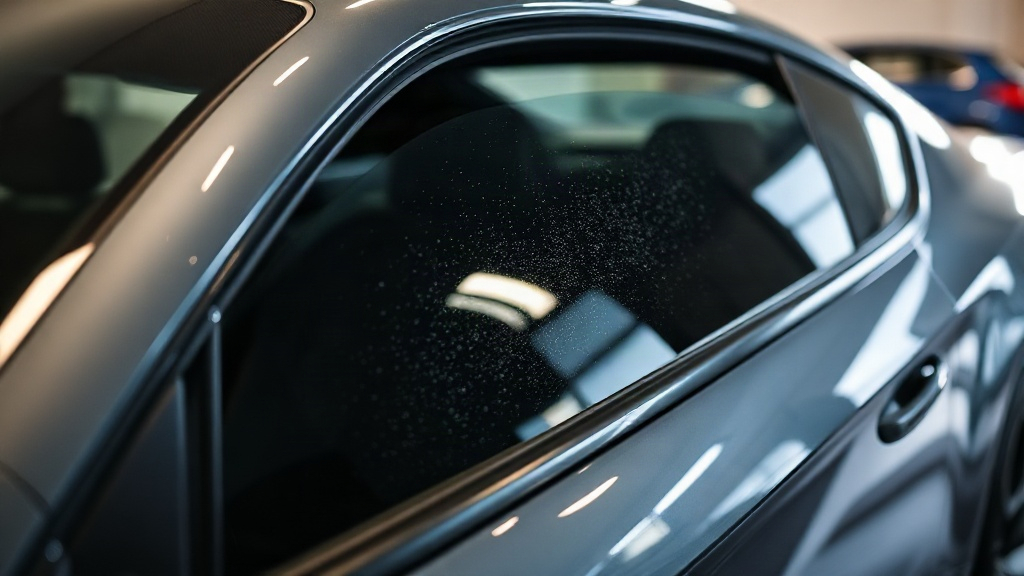 Polished vehicle surface reflecting light